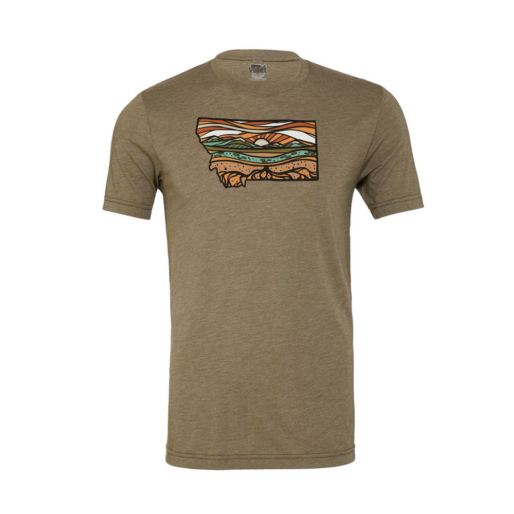 MT Bedrock Recycled Crewneck Tee (Unisex)