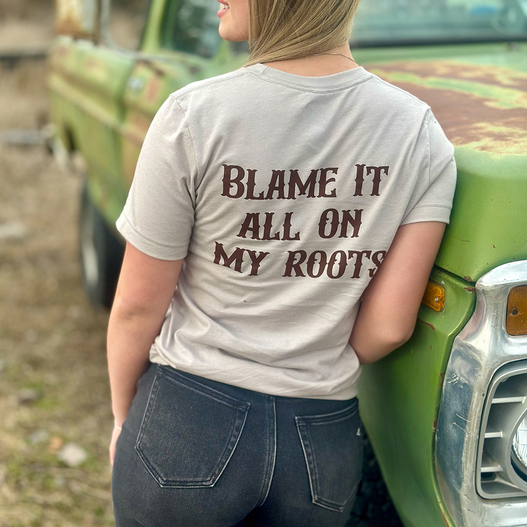 
                  
                    Blame It All On My Roots Crewneck Tee (Unisex)
                  
                