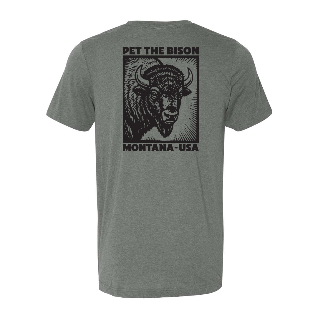 Pet The Bison Tee