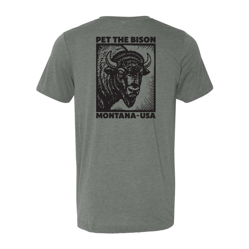 Pet The Bison Tee