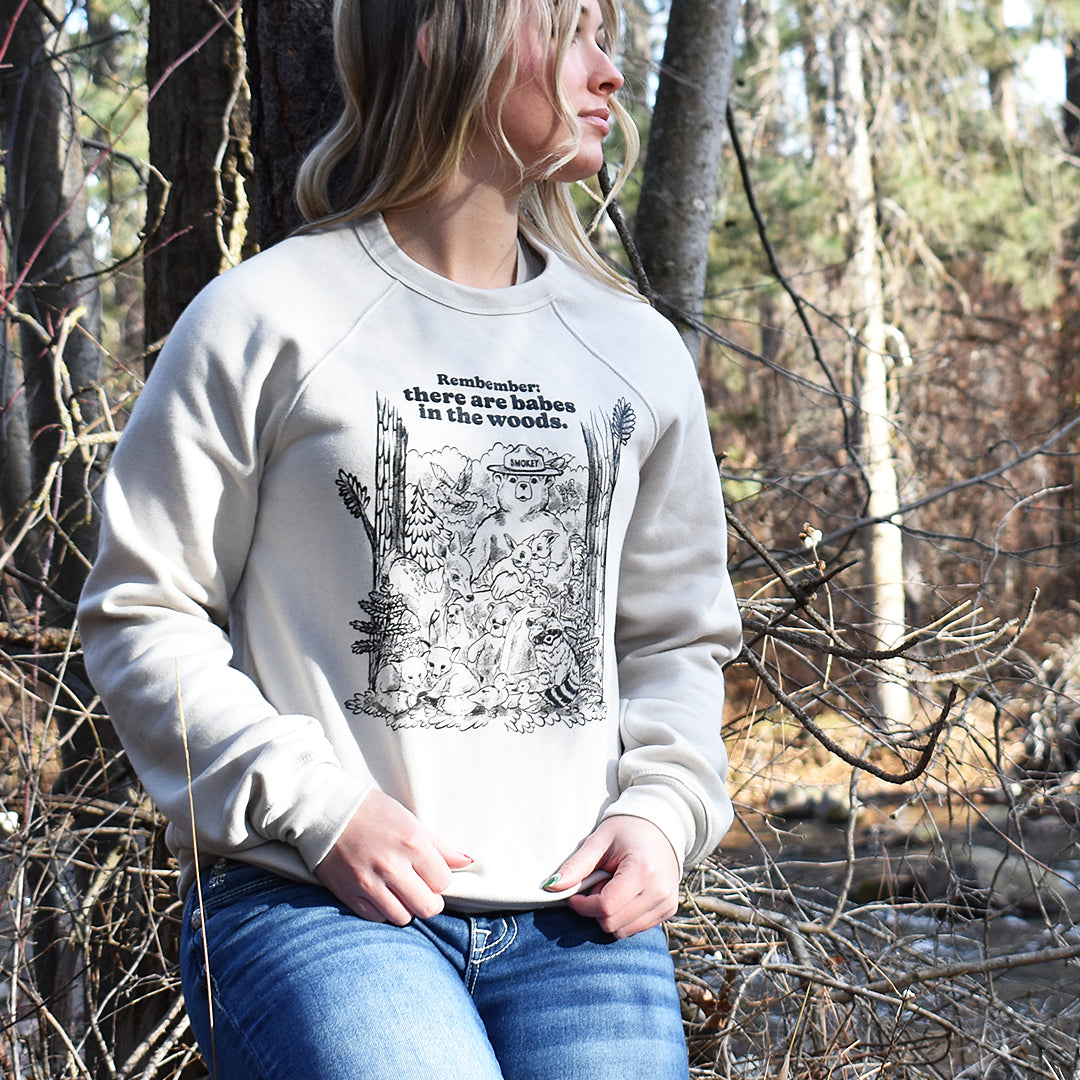 Smokey Bear Babes Crewneck Sweatshirt