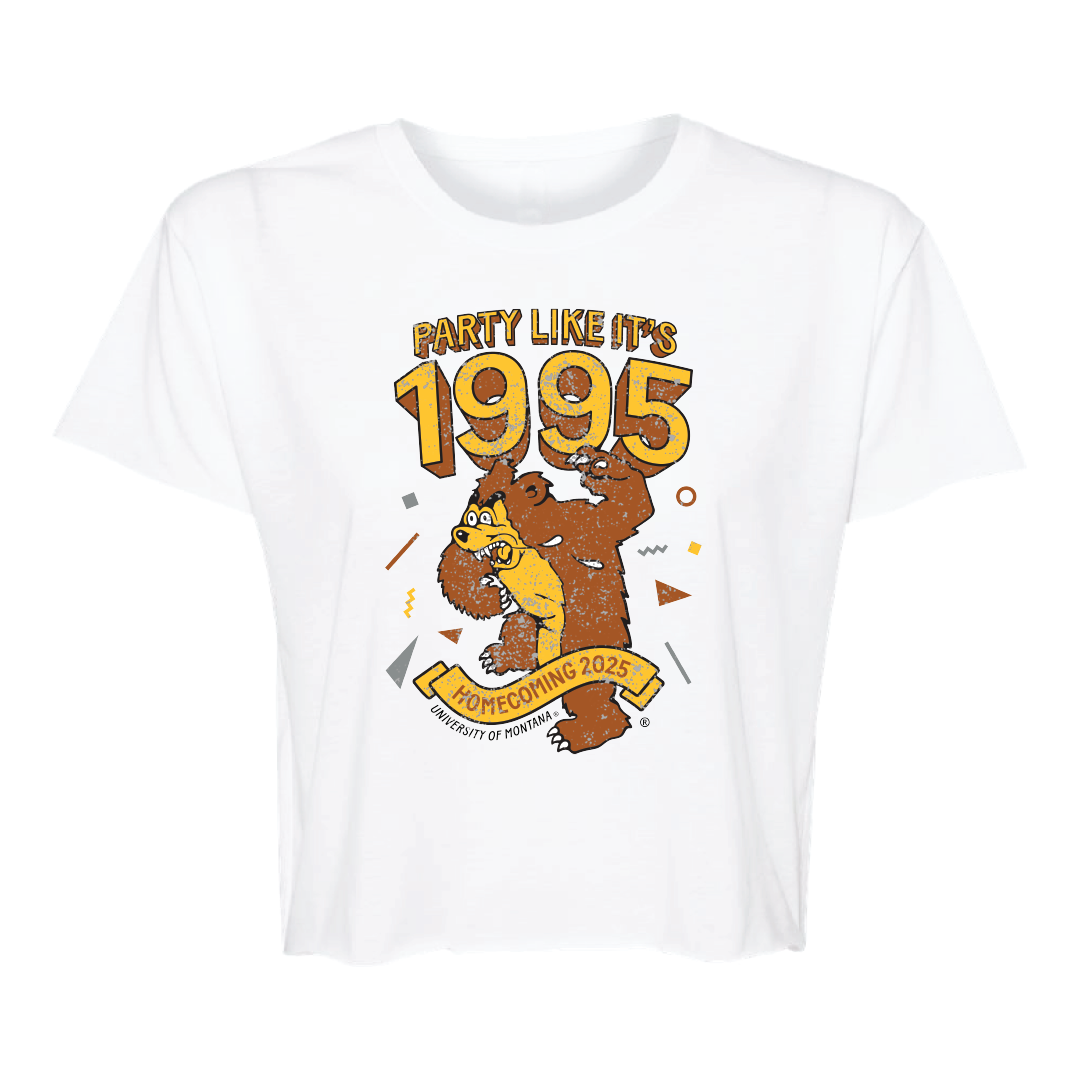 UM Homecoming Women's Festival Crop Tee