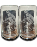 Sasquatch beer glass