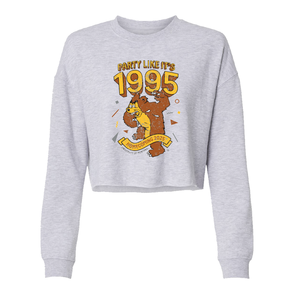 UM Homecoming Women's Crop Crewneck Sweatshirt