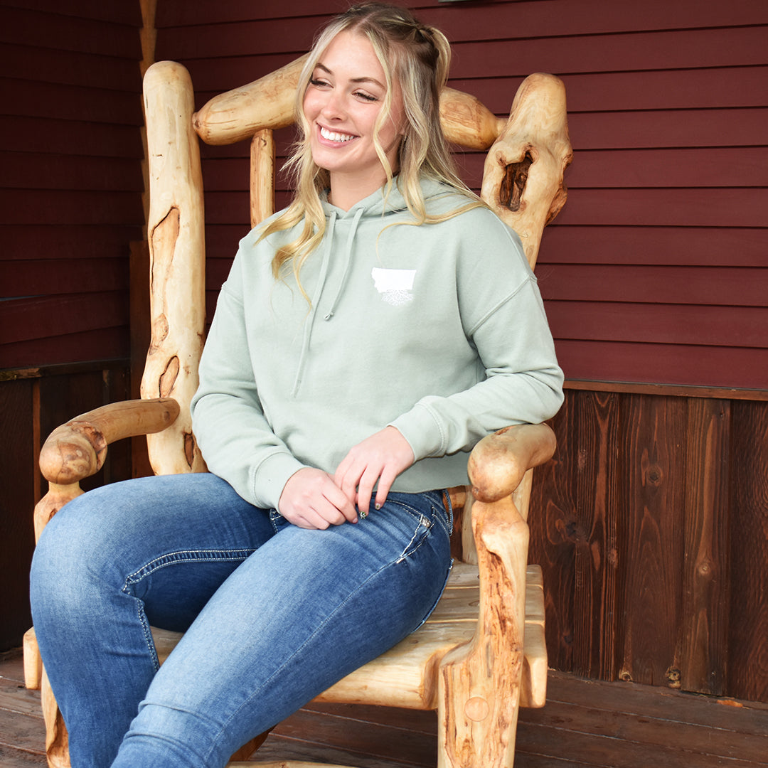 MT Roots Women's Crop Hoodie
