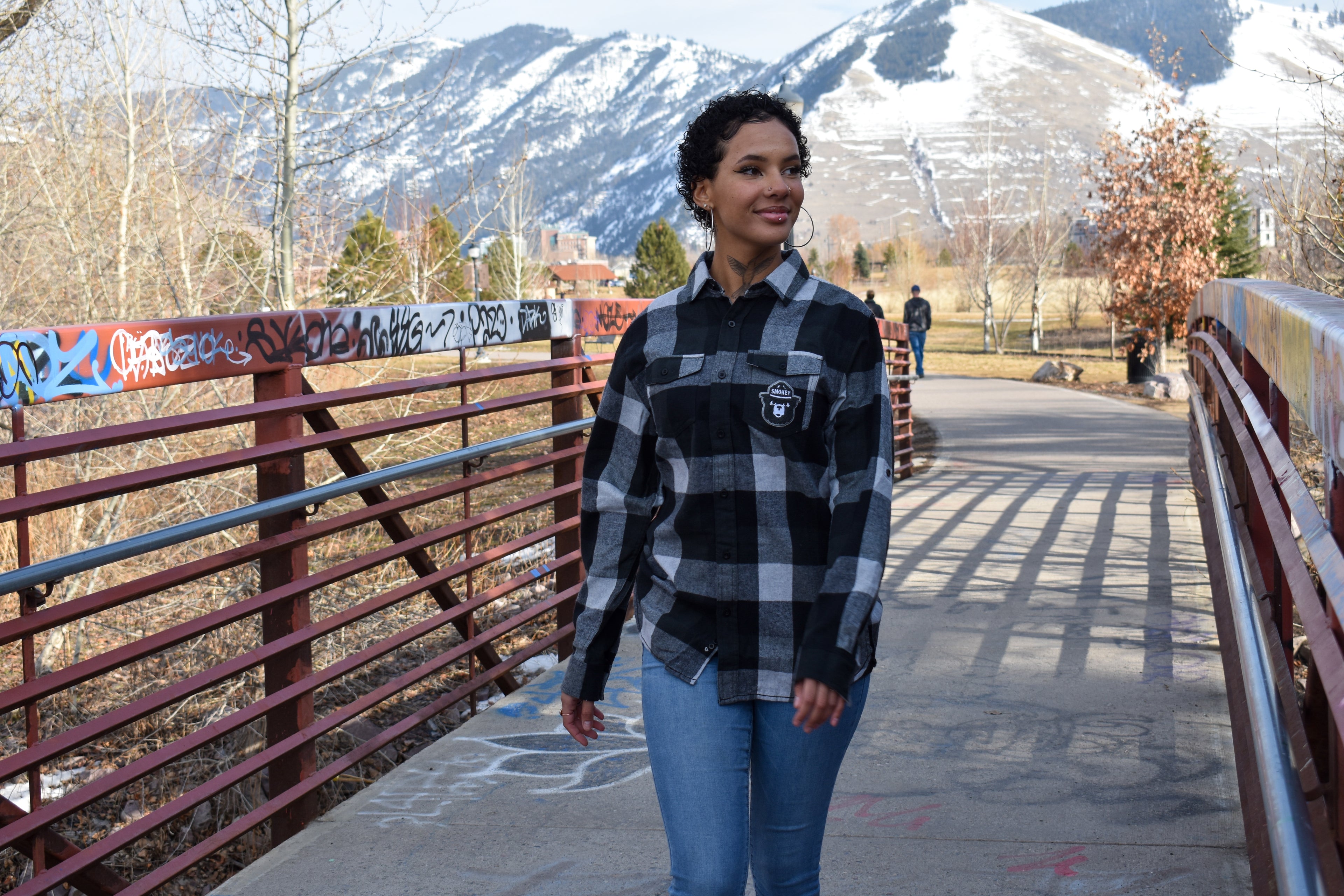 Smokey Bear Patch Flannel