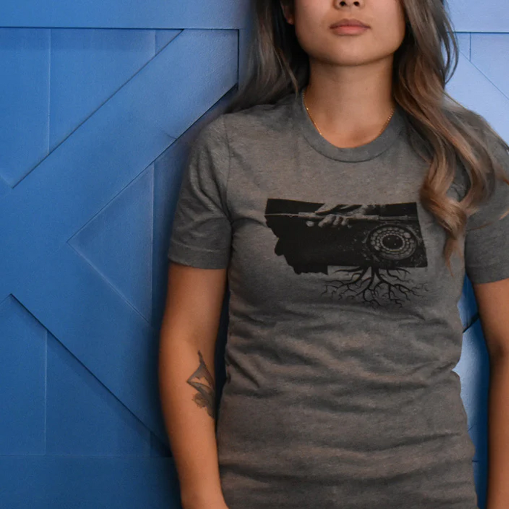 Fly Reel Crewneck Tee