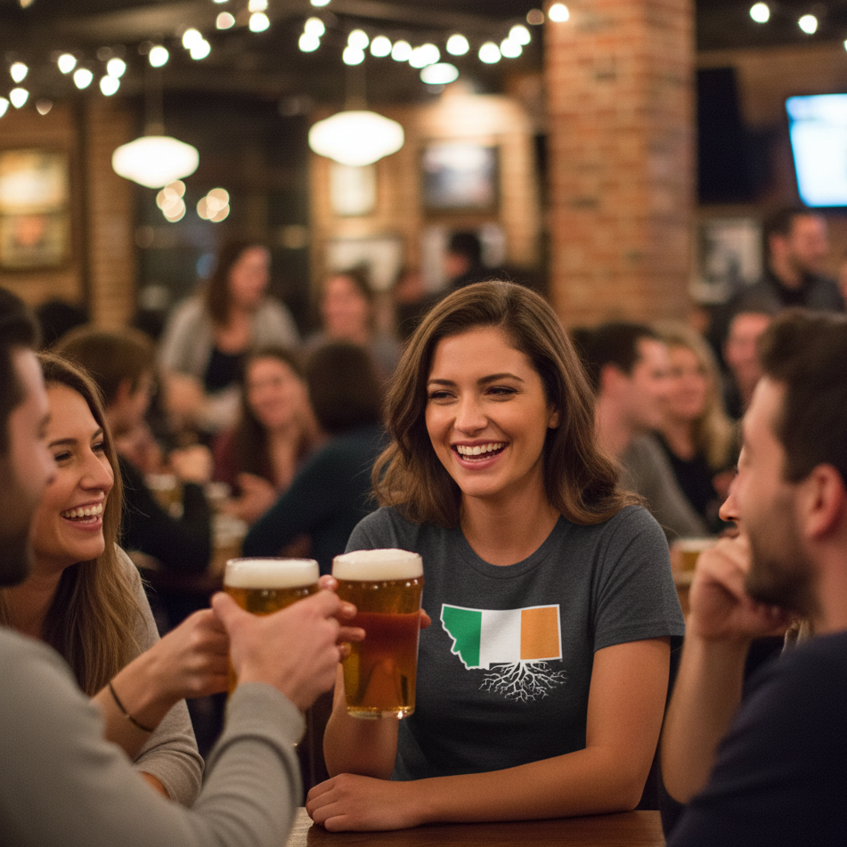 Irish MT Roots Crewneck Tee