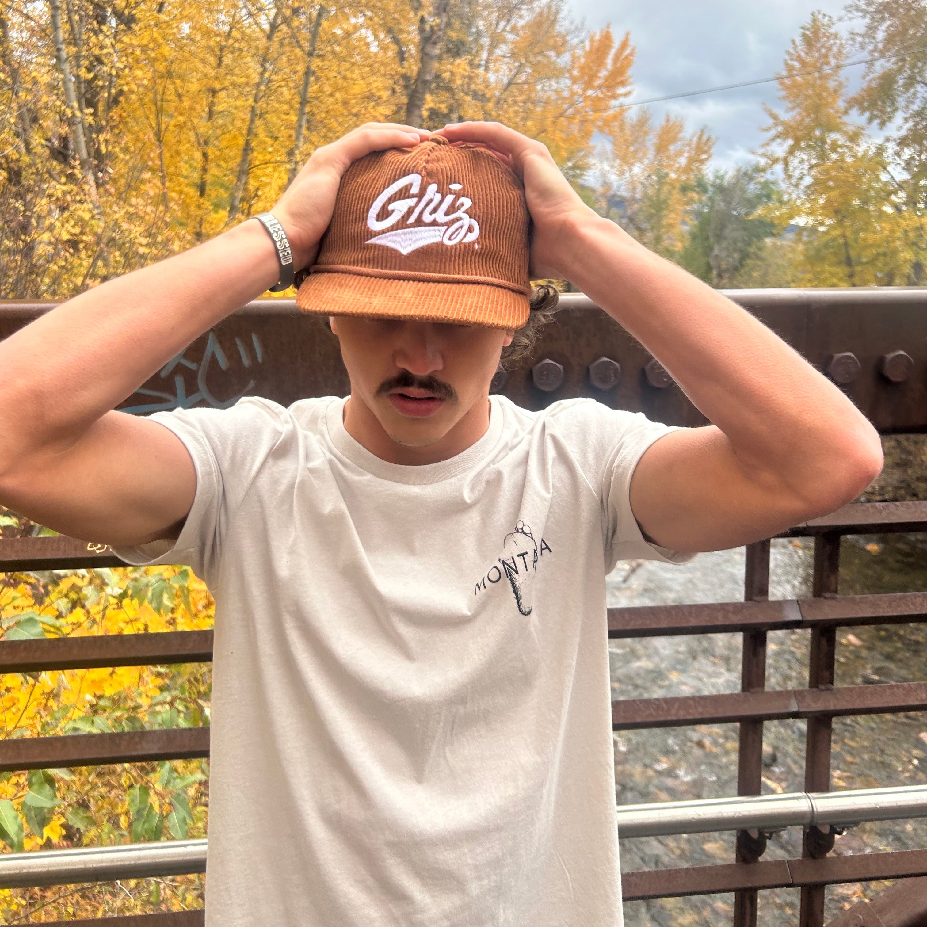 Griz Script Corduroy Cap