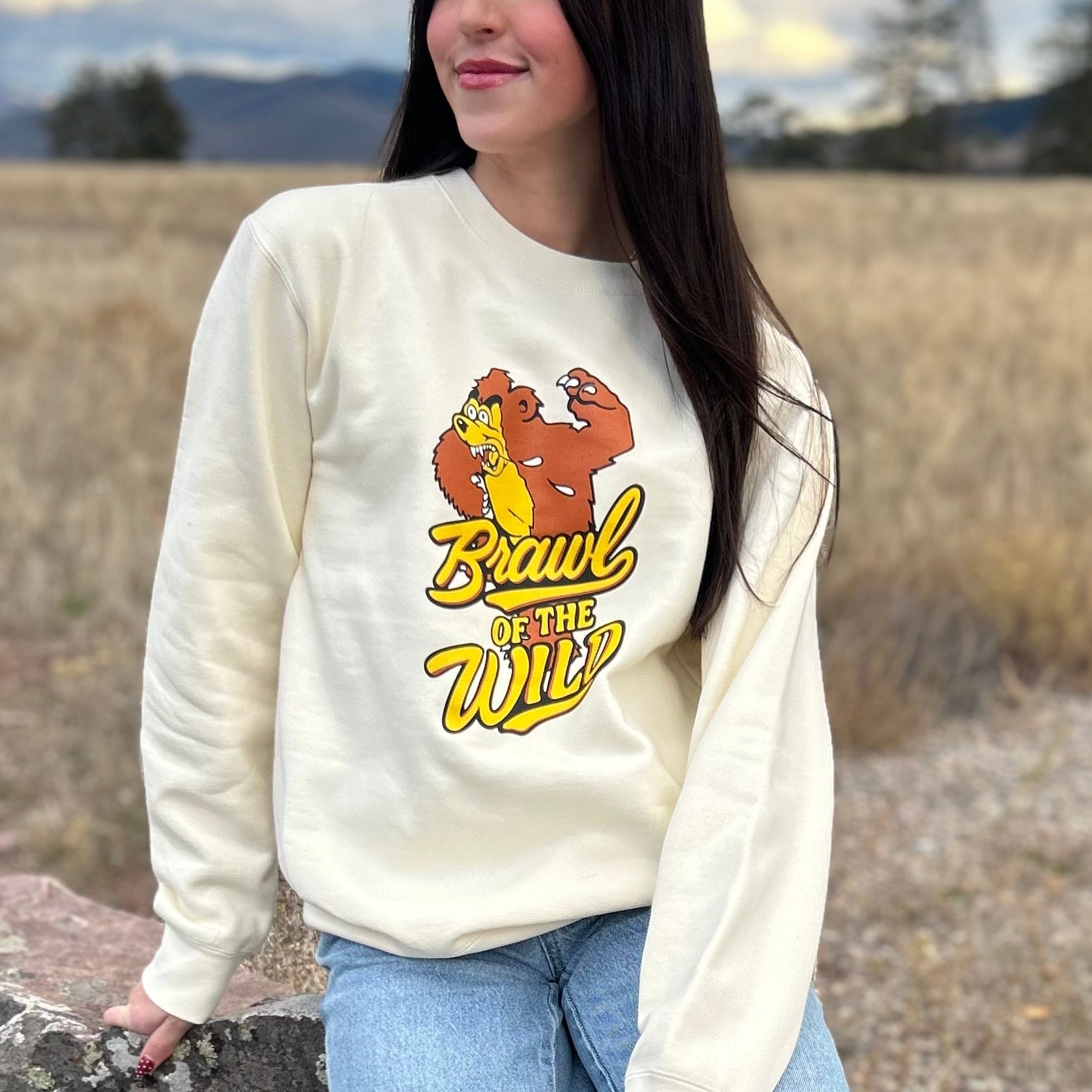 Griz Brawl Heavyweight Crewneck Sweatshirt