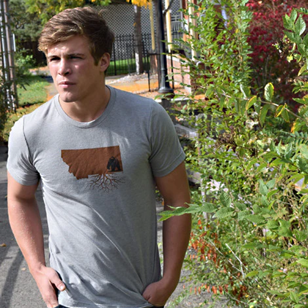 Montana Roots Bear Crewneck Tee