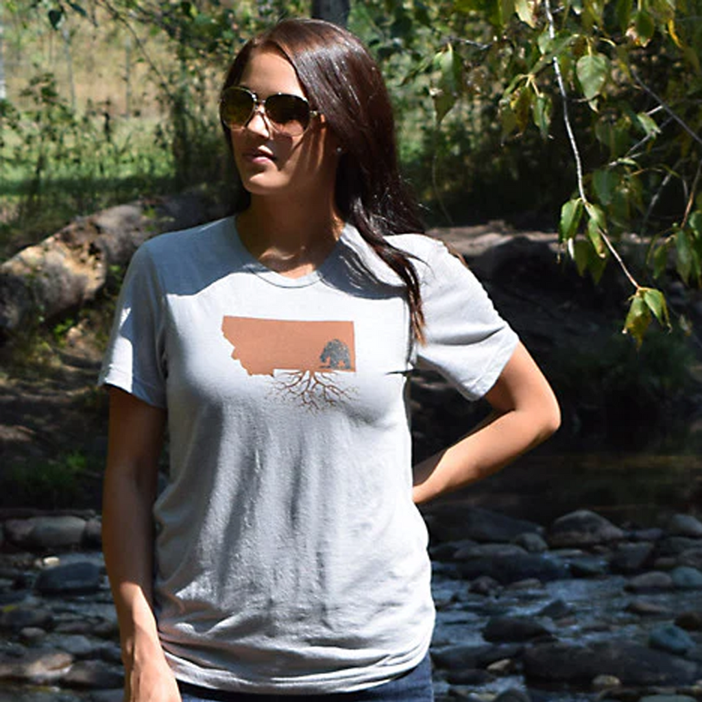 Montana Roots Bear Crewneck Tee