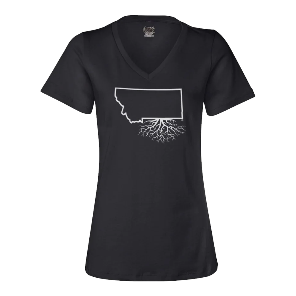 
                  
                    Montana Roots Women's V-Neck Tee
                  
                