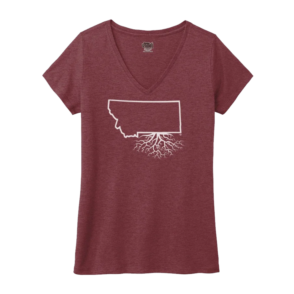 
                  
                    Montana Roots Women's V-Neck Tee
                  
                