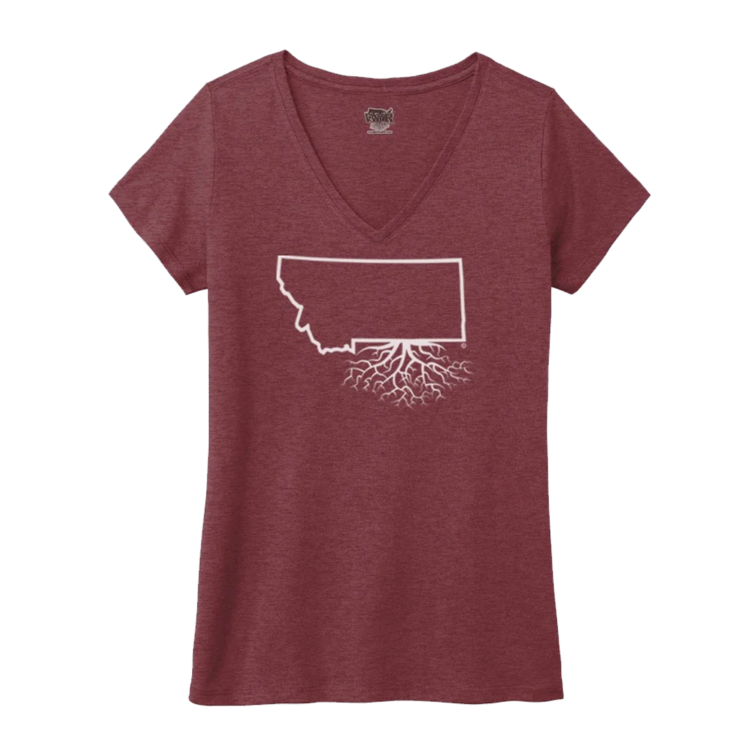 
                  
                    Montana Roots Women's V-Neck Tee
                  
                