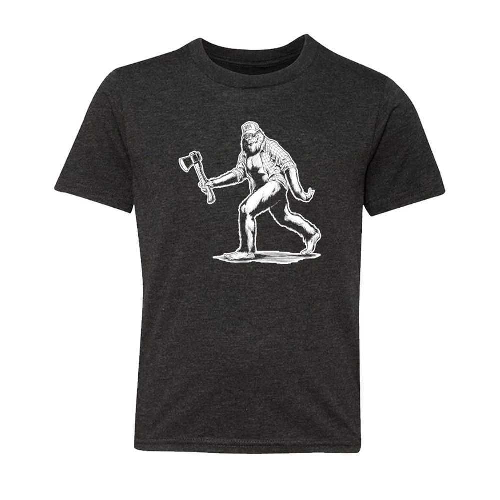 Sasquatch Axe Youth Crewneck Tee