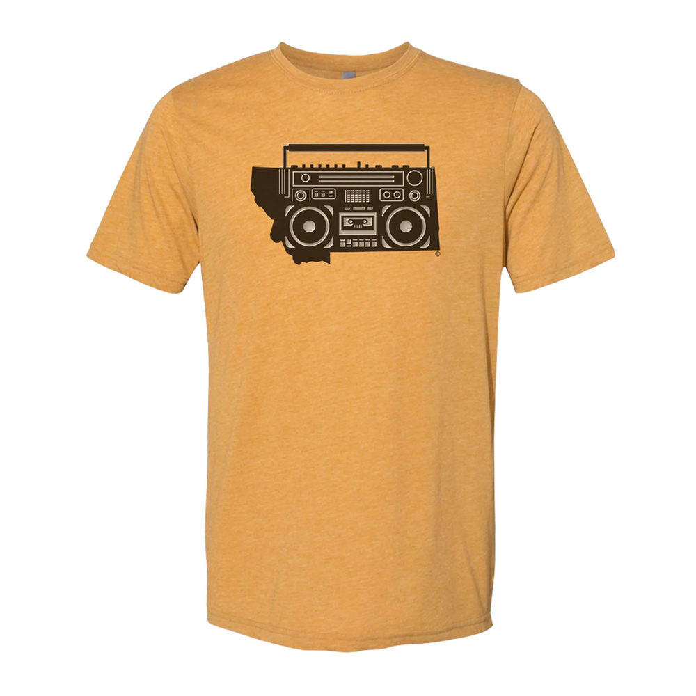 Montana Boom Box Crewneck Tee (Unisex)