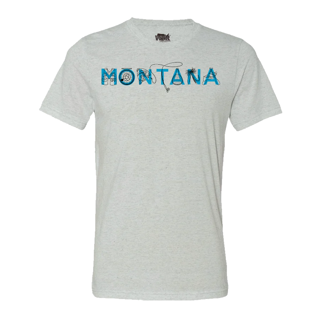 
                  
                    Montana Fishing Icons Crewneck Tee
                  
                