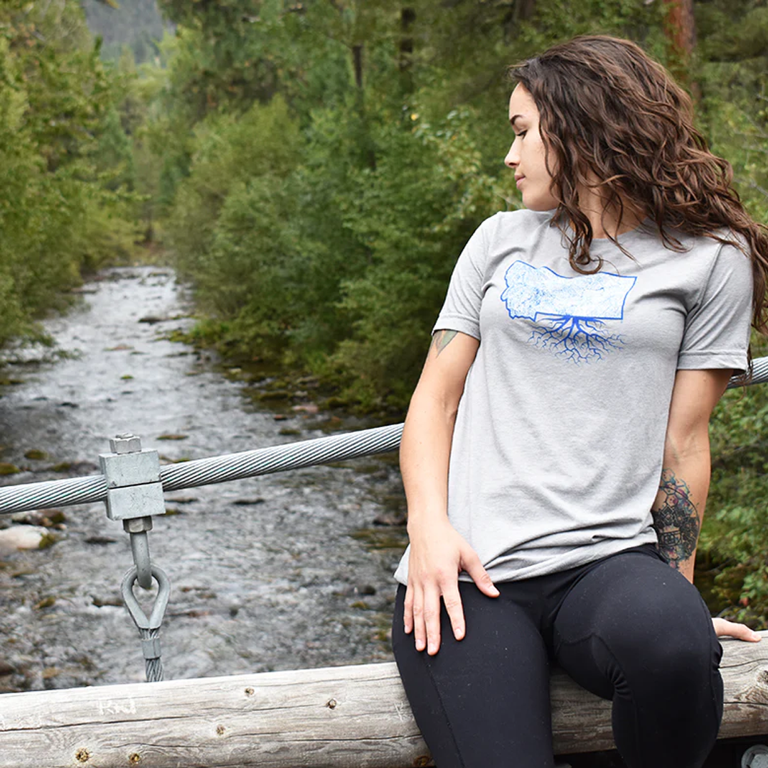 Montana Waterways Crewneck Tee