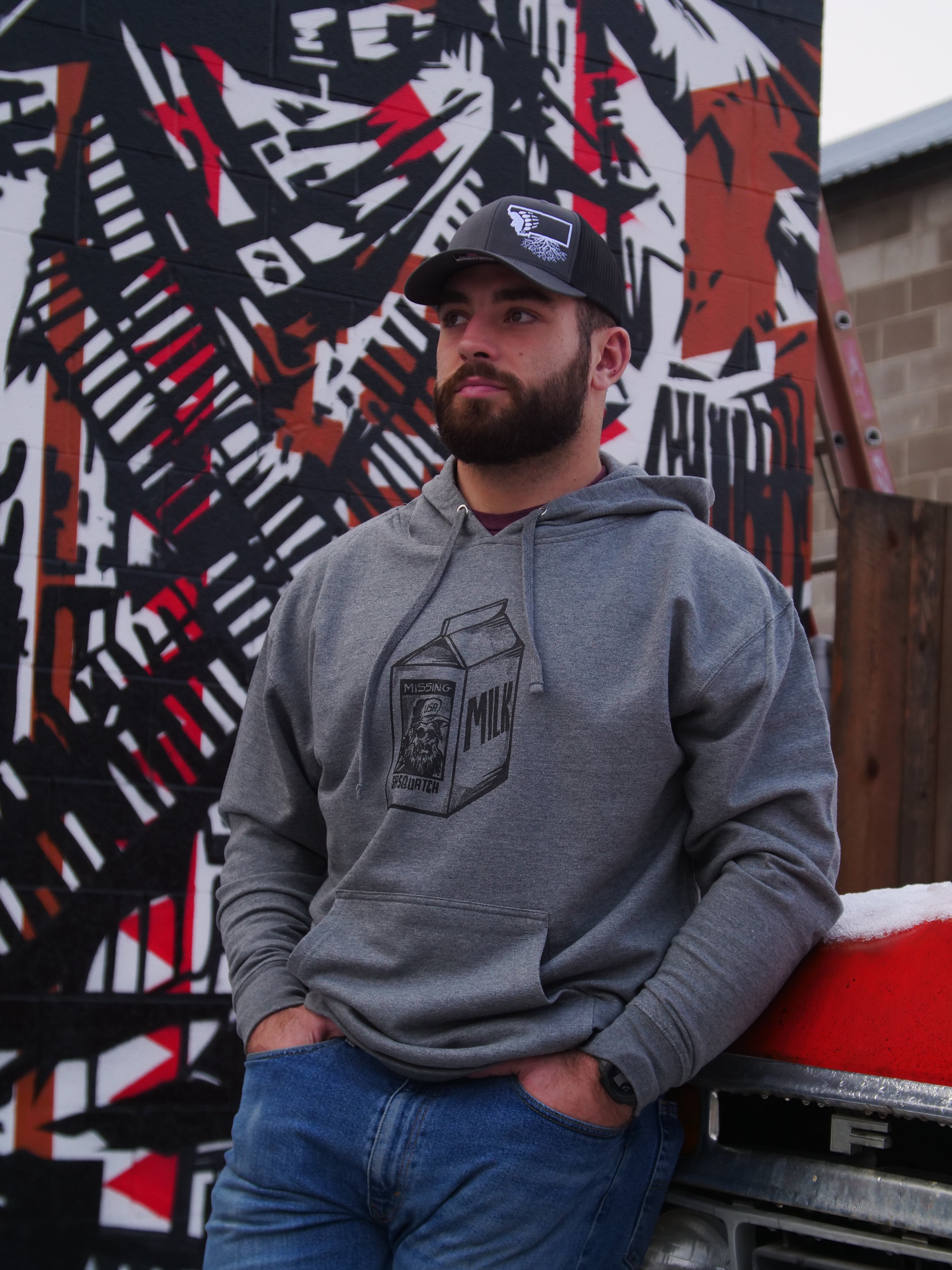 Missing Sasquatch Midweight Pullover Hoodie