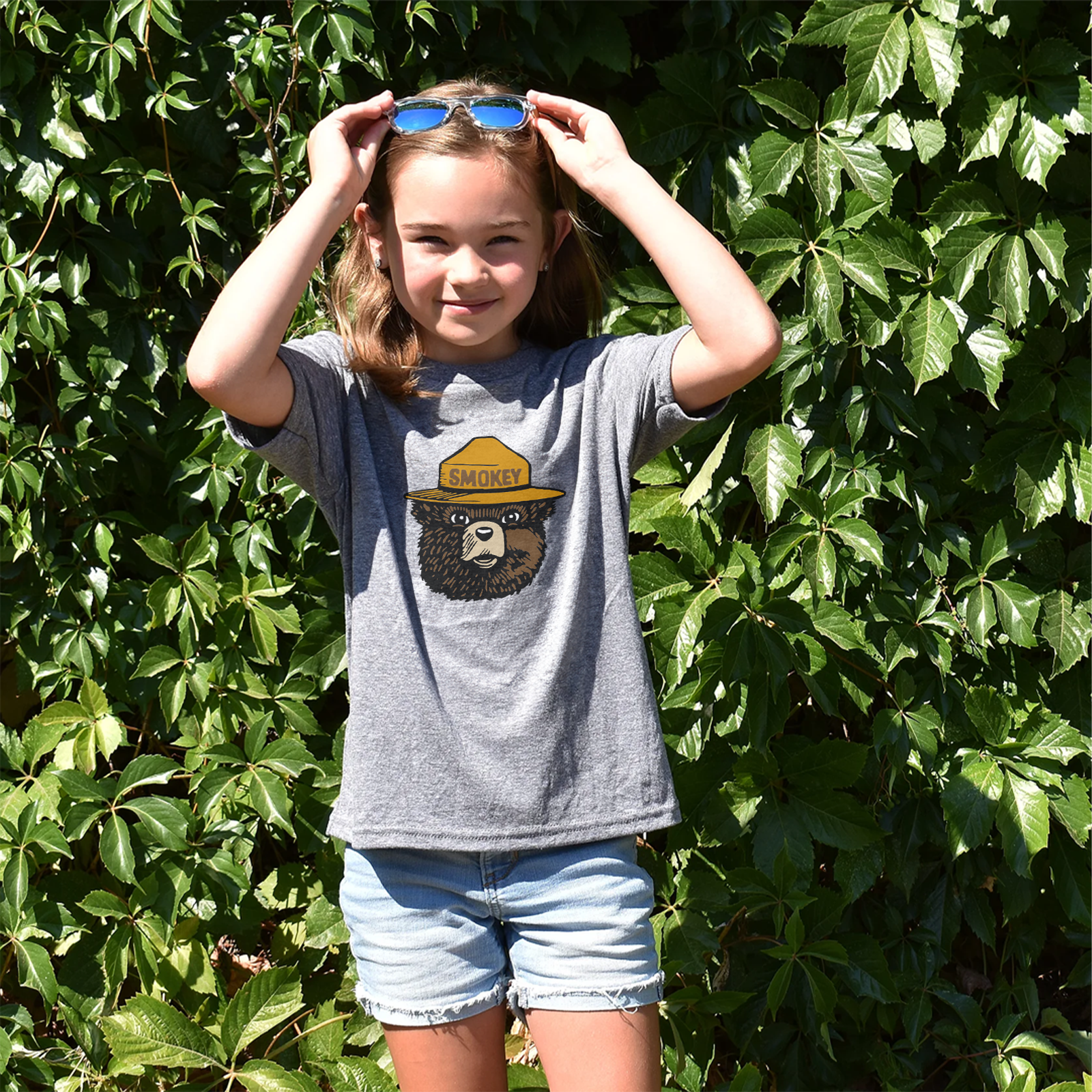 Smokey Bear Youth Crewneck Tee