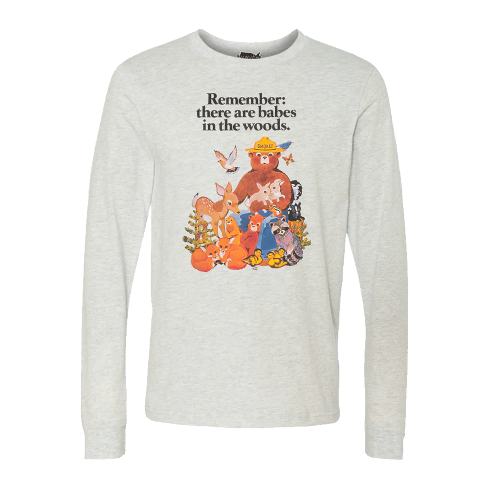 Smokey Bear Babes Crewneck Longsleeve (Unisex)