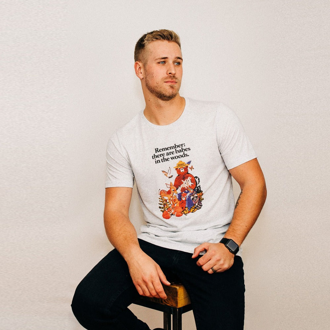 
                  
                    Smokey Bear Babes Crewneck Tee (Unisex)
                  
                