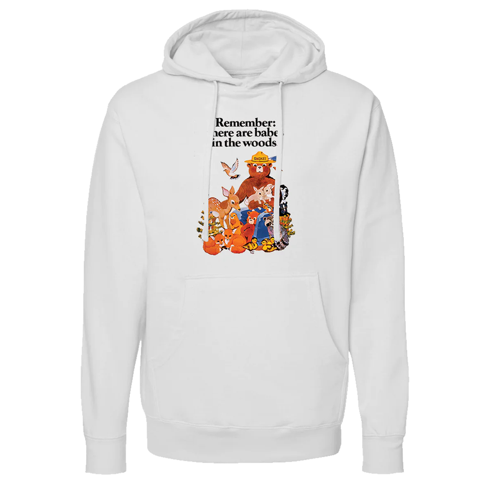 Smokey Bear Babes in the Woods Midweight Pullover Hoodie
