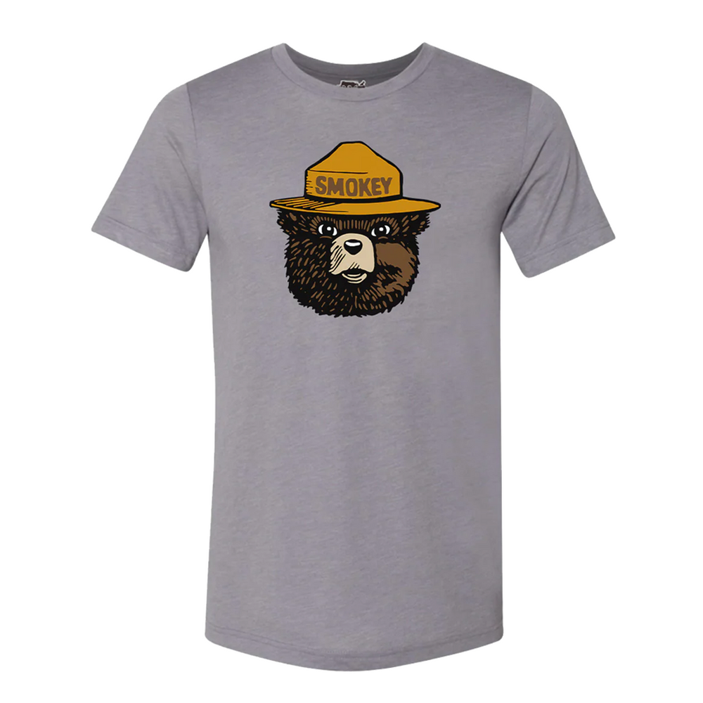 Smokey Bear Head Crewneck Tee