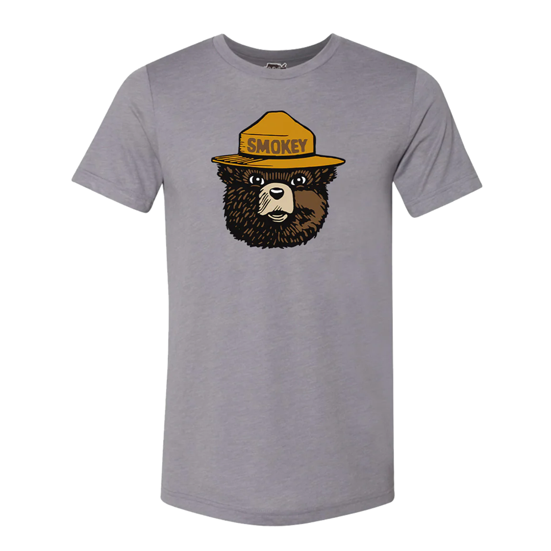 Smokey Bear Head Crewneck Tee