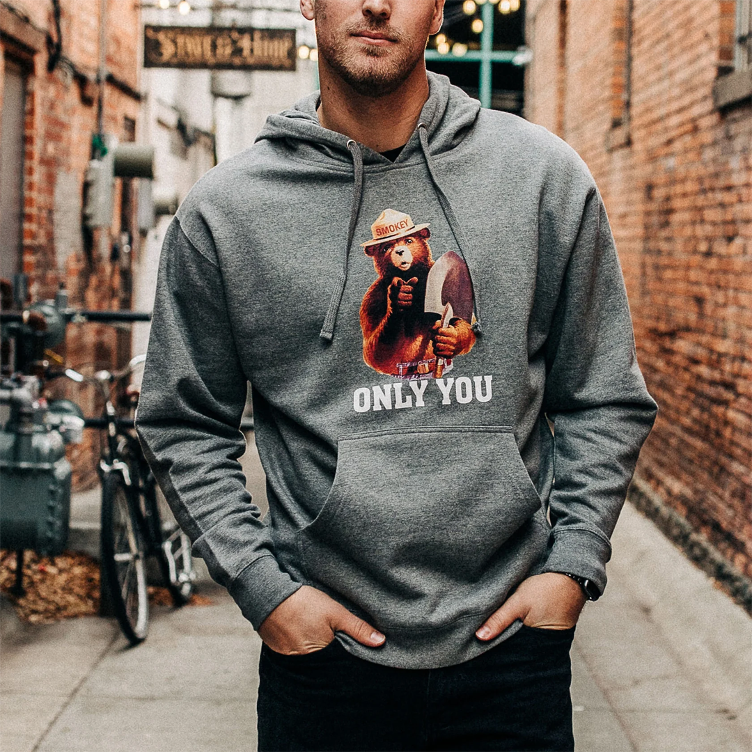 
                  
                    Smokey Bear "Only You" Midweight Pullover Hoodie
                  
                