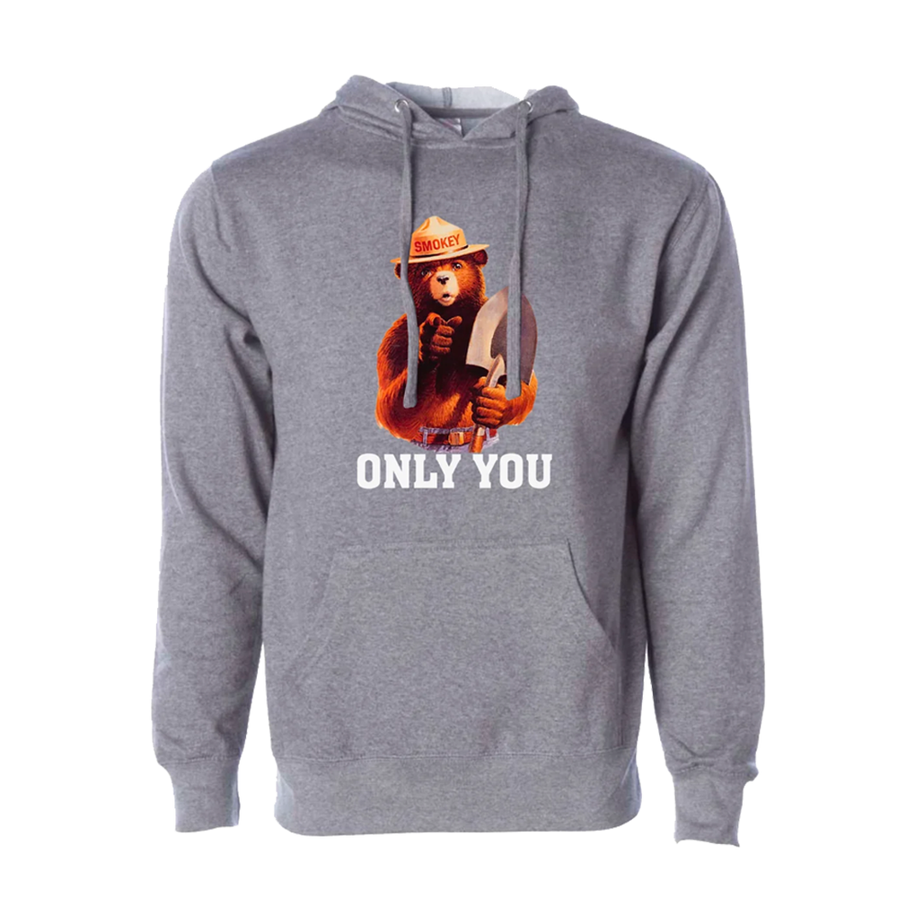 Smokey Bear Only You Midweight Pullover Hoodie