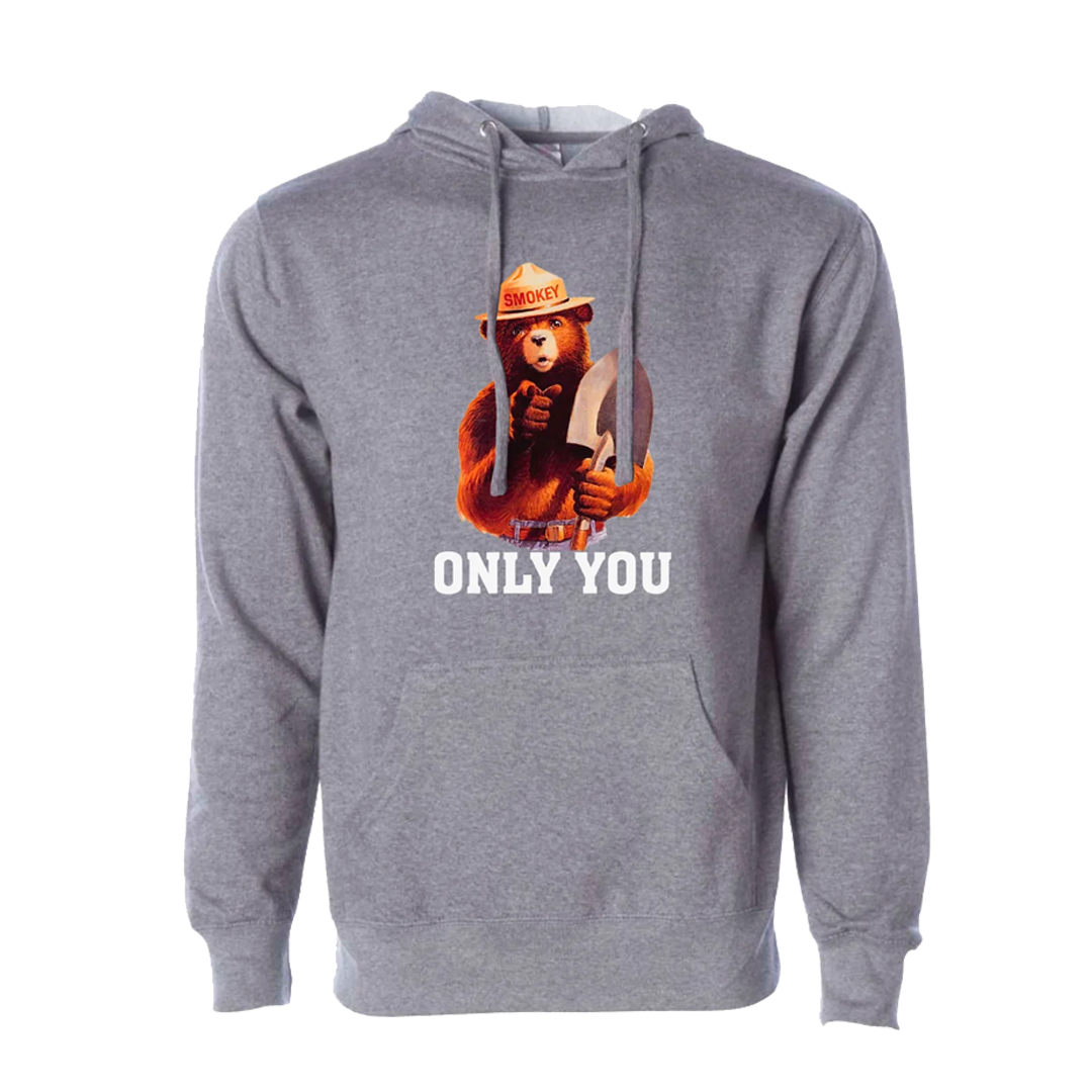 Smokey Bear Only You Midweight Pullover Hoodie