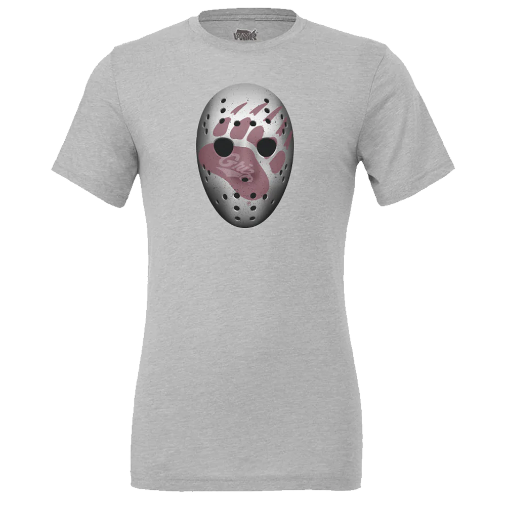 UM Griz Hockey Mask Crewneck Tee