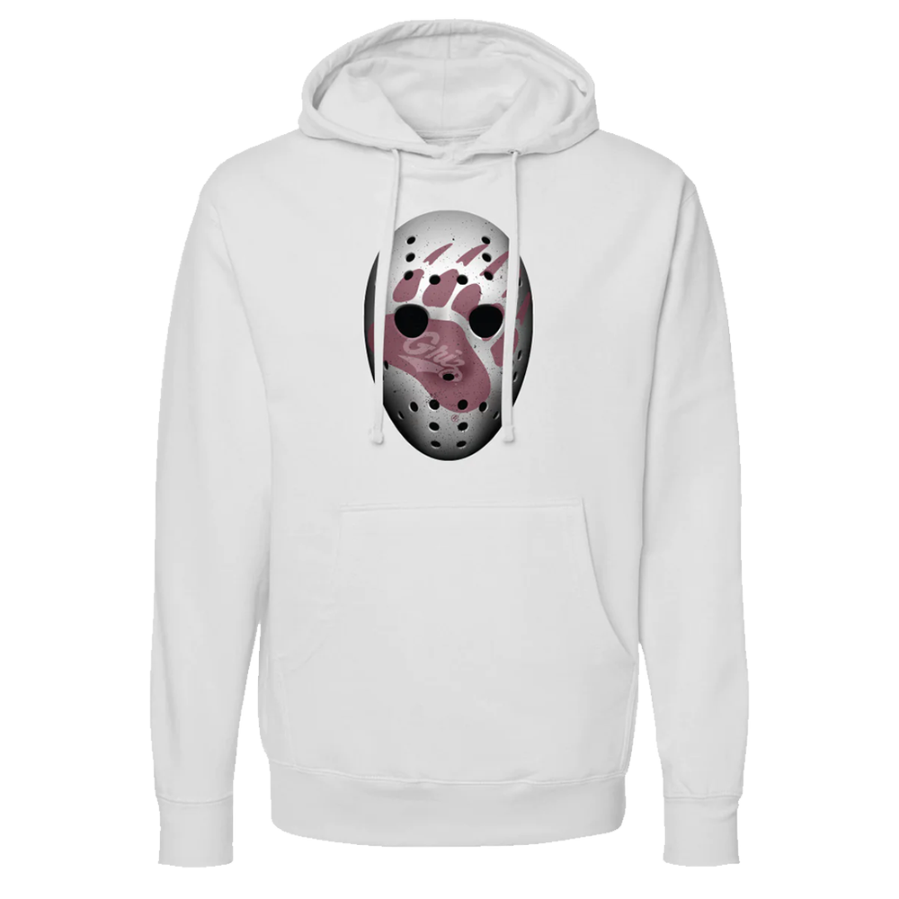 UM Griz Hockey Mask Midweight Pullover Hoodie (Unisex)
