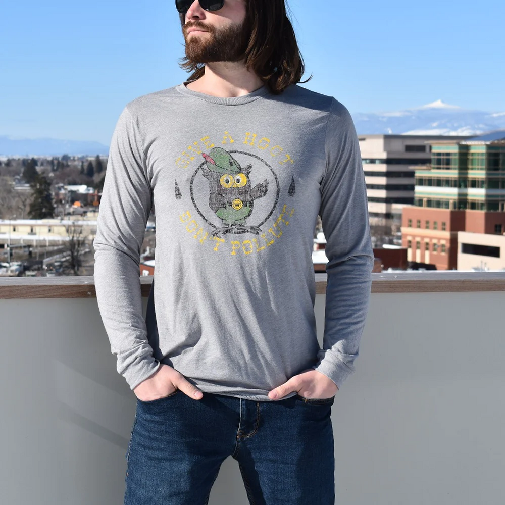 Woodsy Owl Crewneck Longsleeve (Unisex)