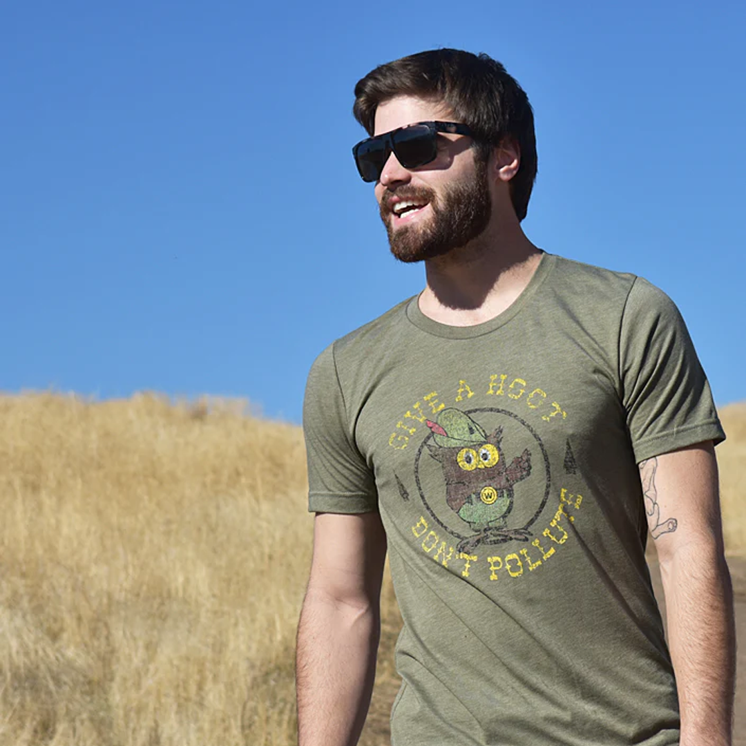 Woodsy Owl Crewneck Tee