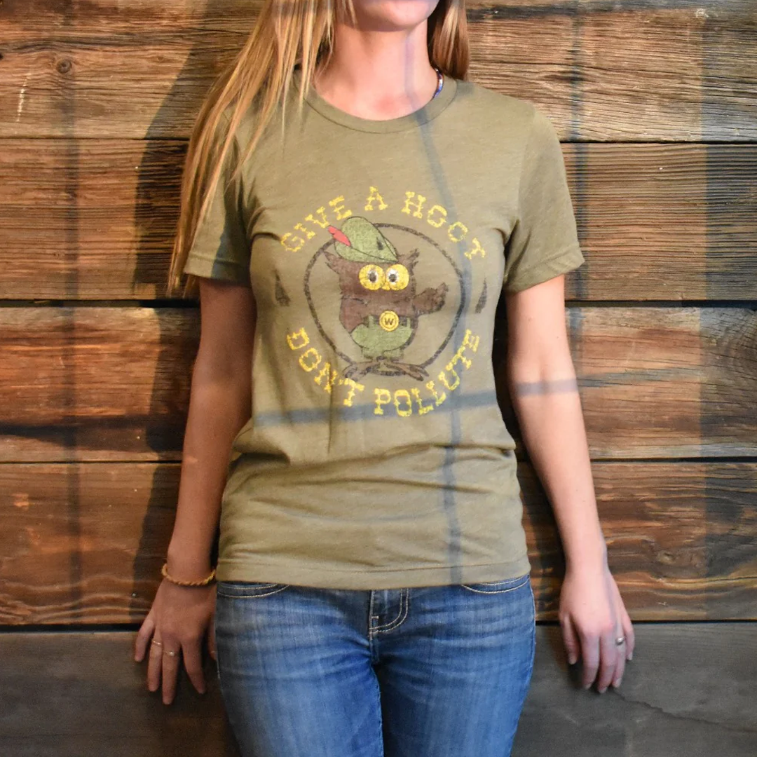 Woodsy Owl Crewneck Tee