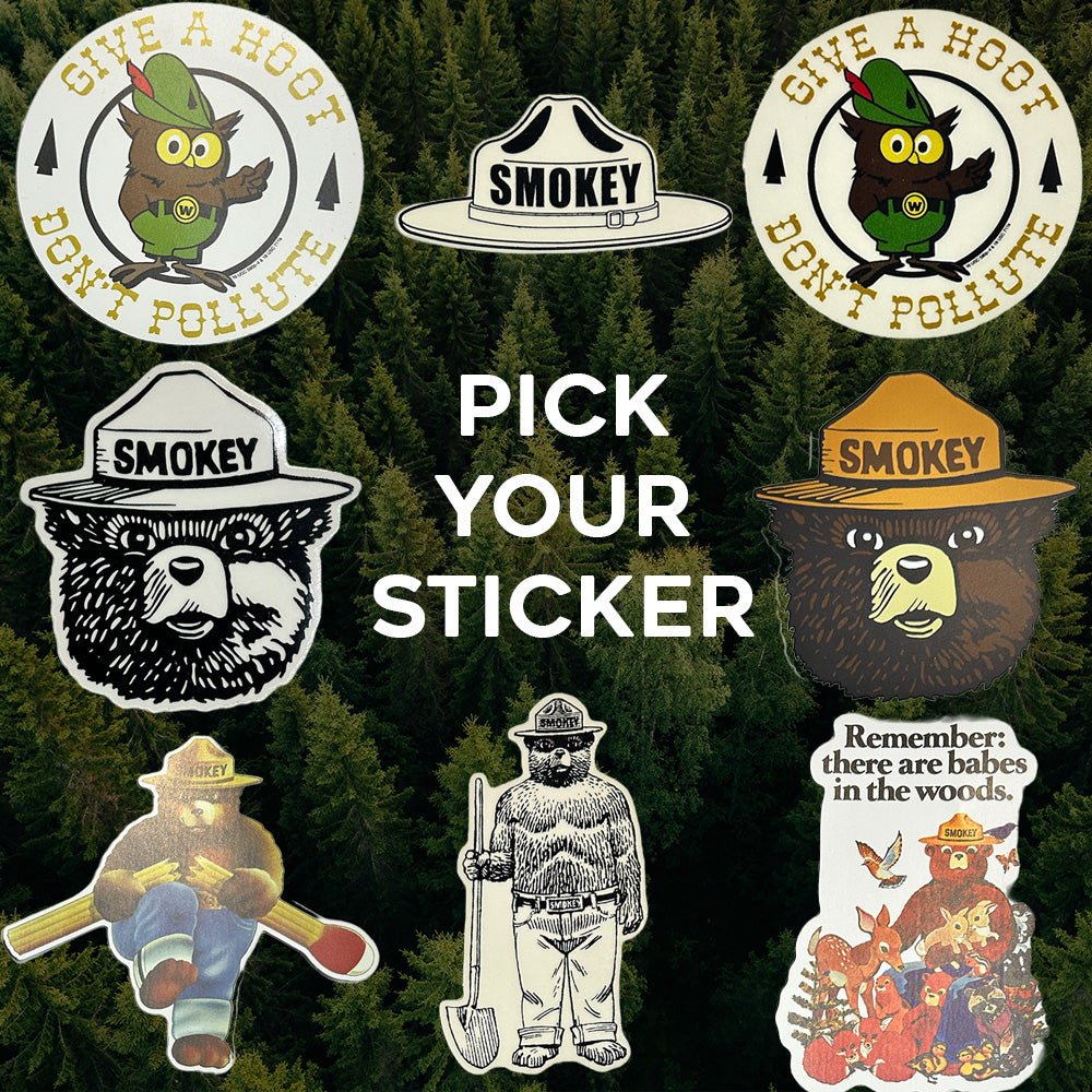 Smokey Bear & Woodsy Owl Decals