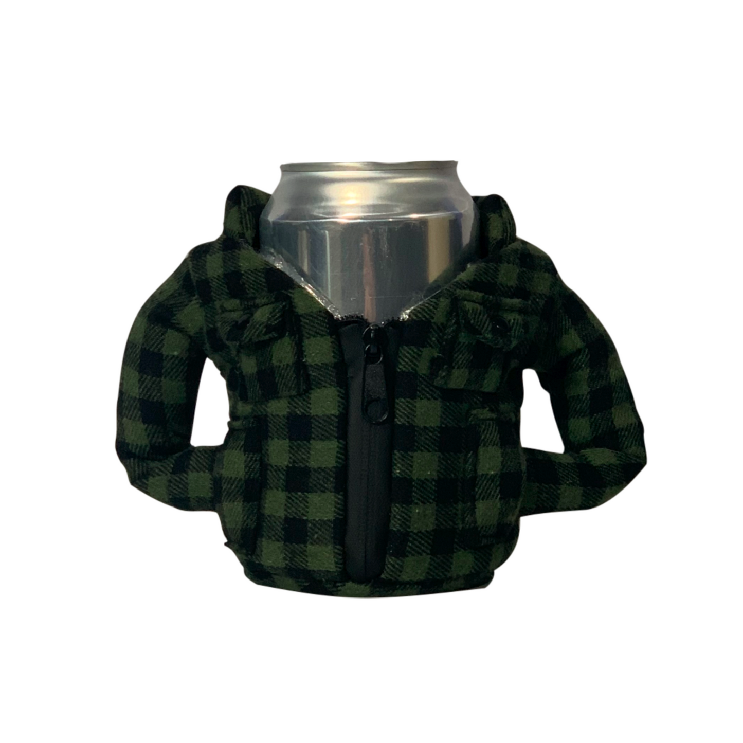 Puffin Flannel Coozie