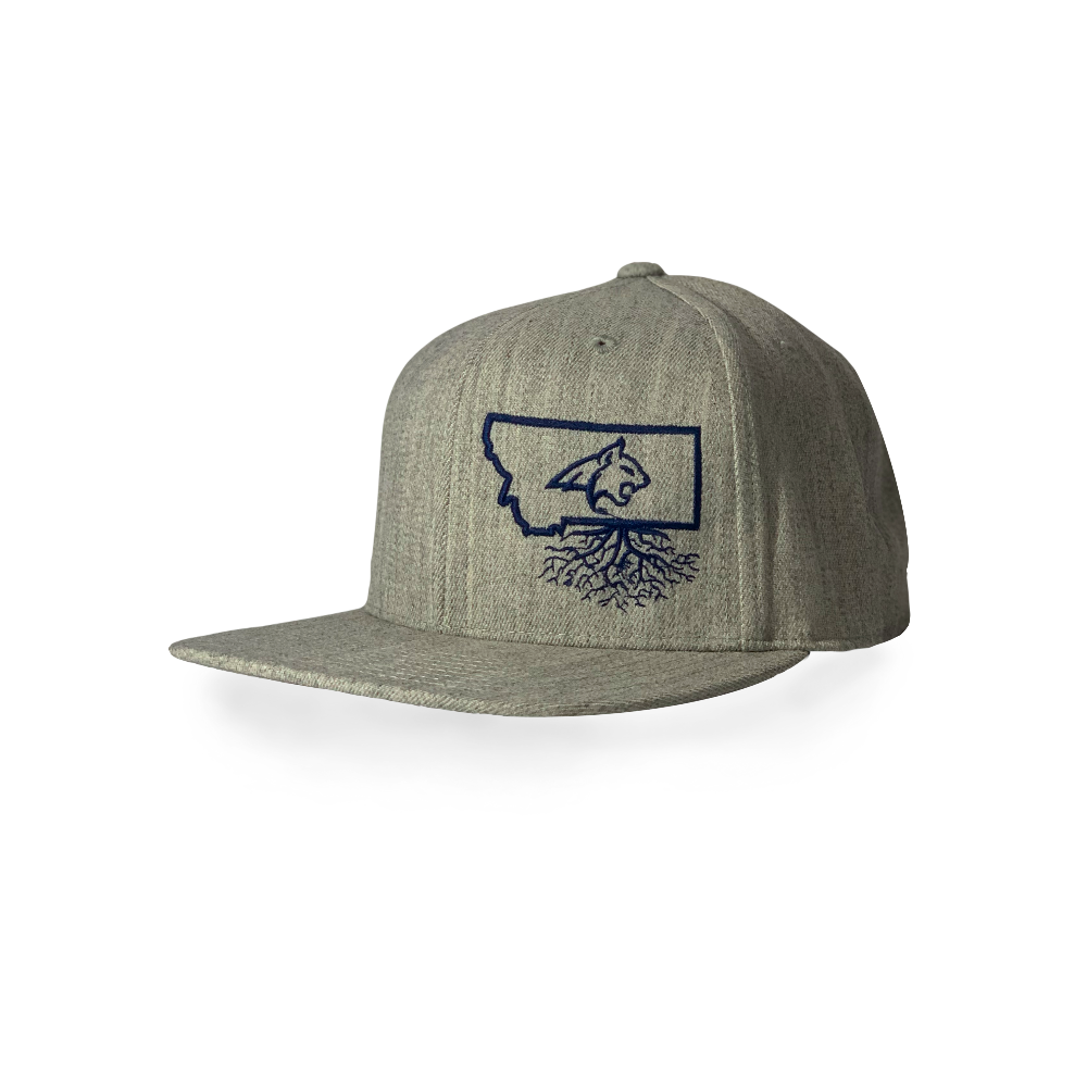 MSU Bobcat Flat Bill Flexfit Snapback Hat