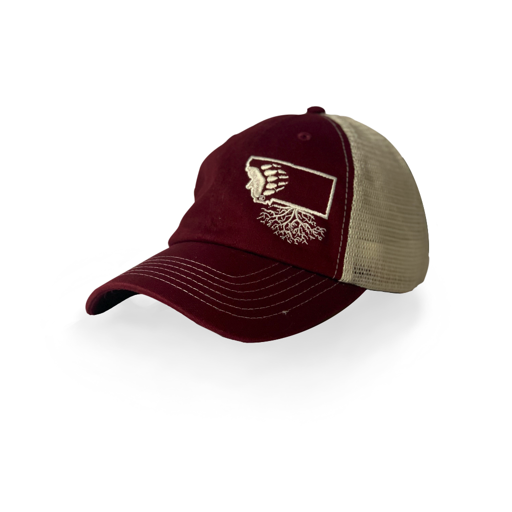 UM Griz Paw Contrast Adjustable Hat