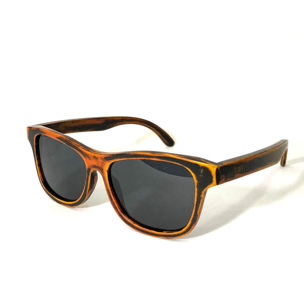 Comanche : WYR Polarized Wayfarer Bamboo Sunglasses