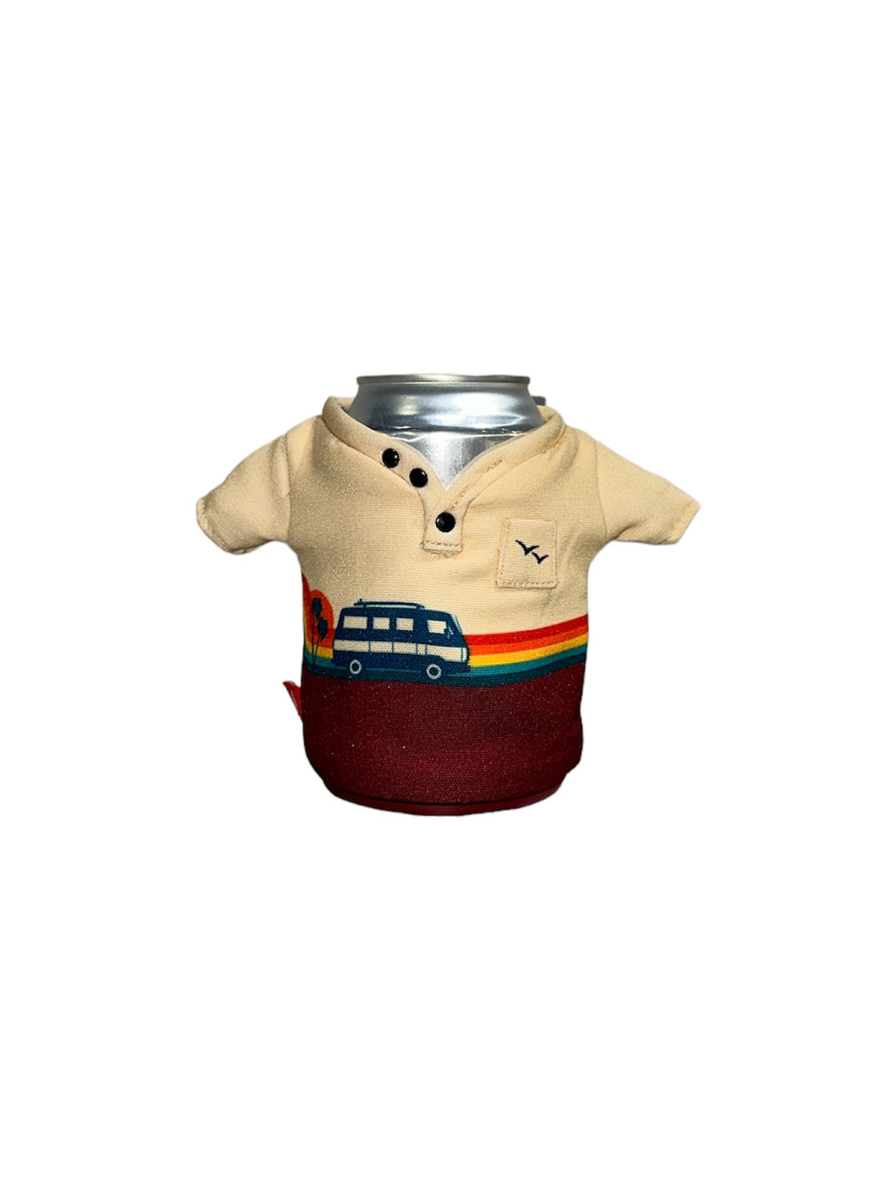 Puffin Polo Shirt Coozie