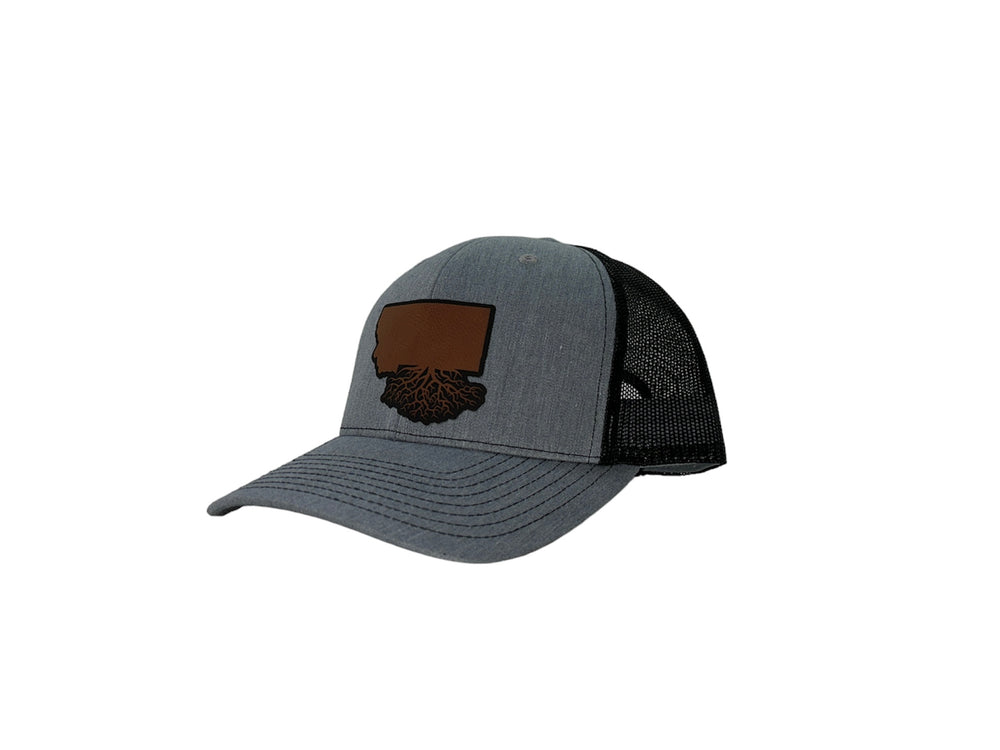 MT Roots Leather Patch Snapback Hat