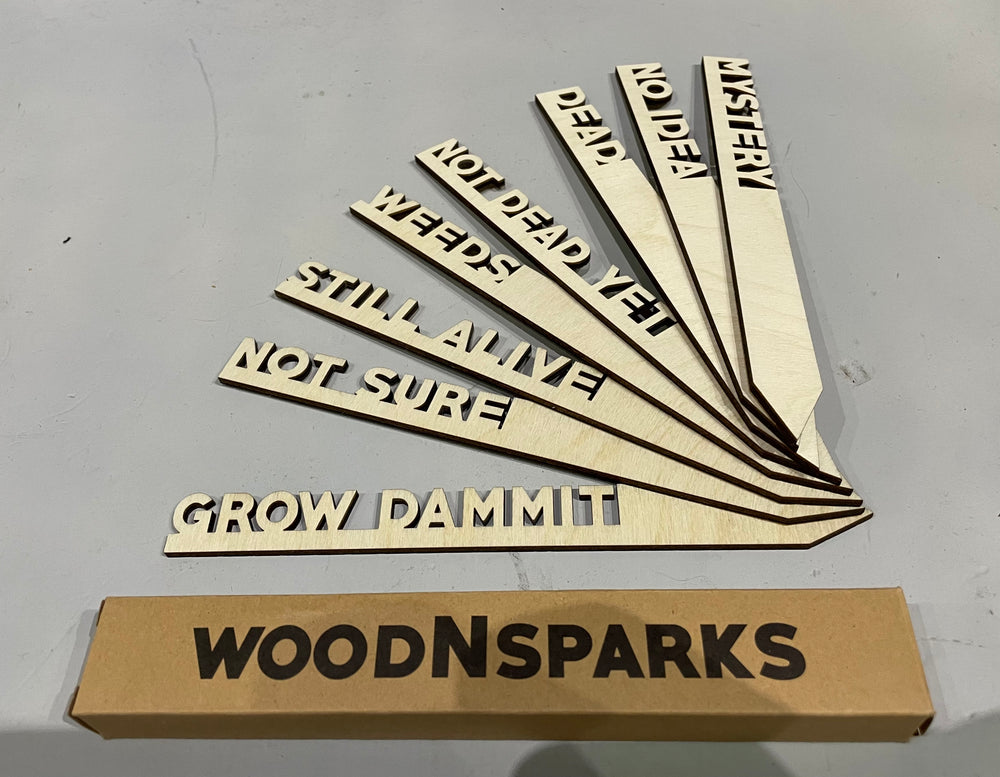 WoodNSparks Garden Markers
