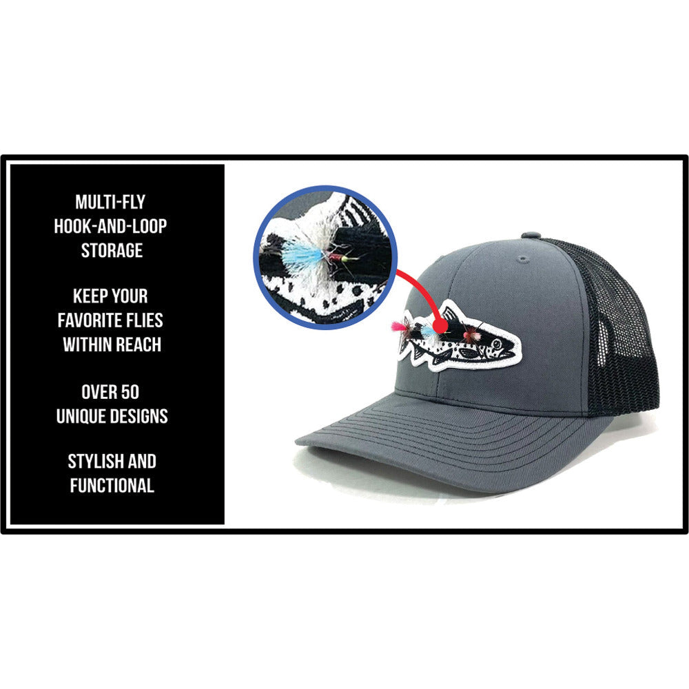 7 Panel Flatbill Hat Hook/Loop | Montana Roots Apparel | Fly